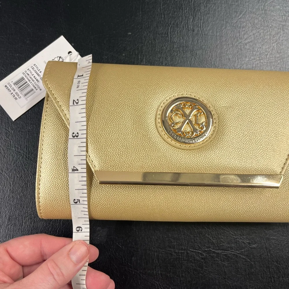 Christian Lacroix gold clutch